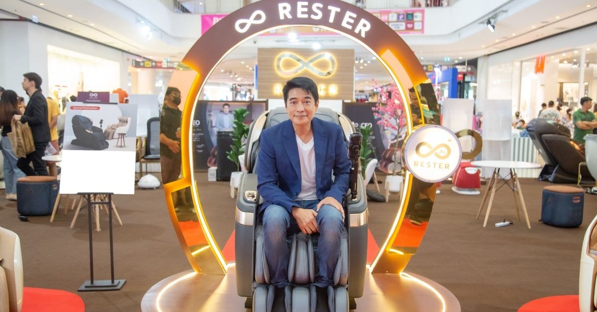 เปิดตัว “CEO AI” เก้าอี้นวดไฟฟ้า AI สุดล้ำ และ RESTER CARE มาตรฐานบริการระดับสากล